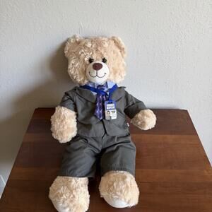 Build A Bear The Office Michael Scott Gift Set Bear + Suit + Badge Stuffed Plush